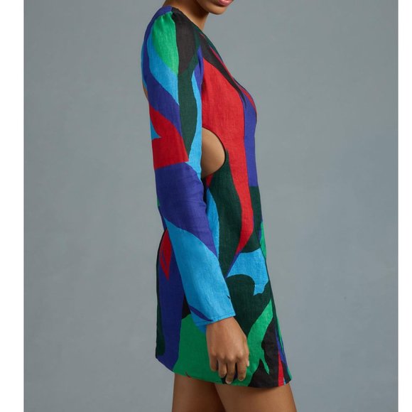 Anthropologie The Wolf Gang Lolita Cutout Dress - Small Petite S P - Picture 4 of 13